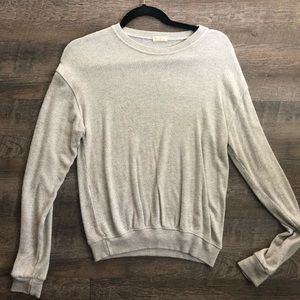 John Galt Grey Crew Neck Sweater